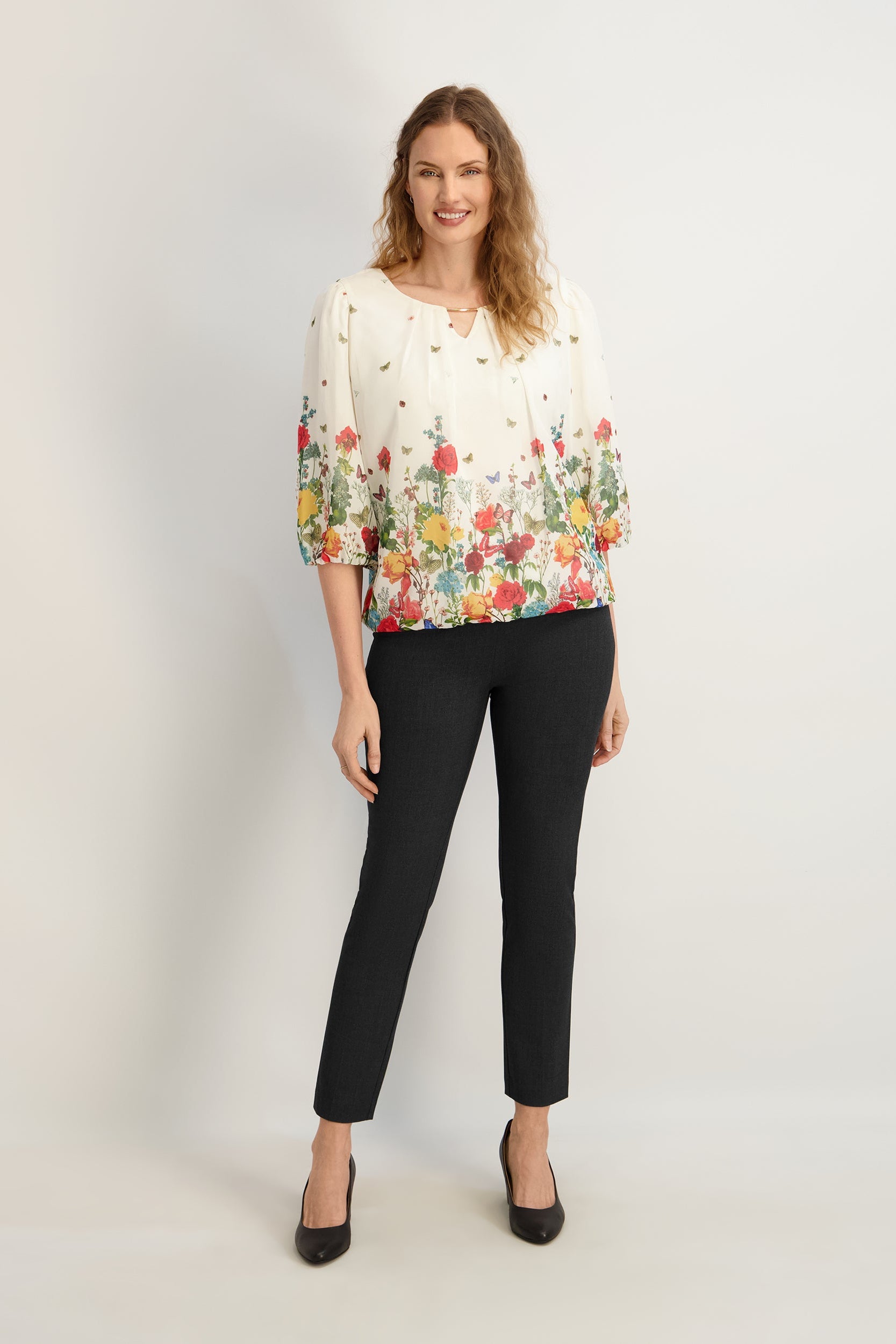 Roz & Ali Secret Agent Pants Tummy Control Slim Leg Pants - Petite Dressbarn Roz & Ali Secret Agent Pants Tummy Control Slim Leg Pants - Petite Dressbarn