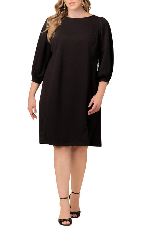Kiyonna Plus Size Madison Sweater Knit Shift Dress