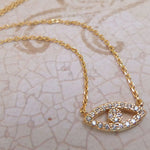 18K Gold Abby Necklace - DressbarnNecklaces