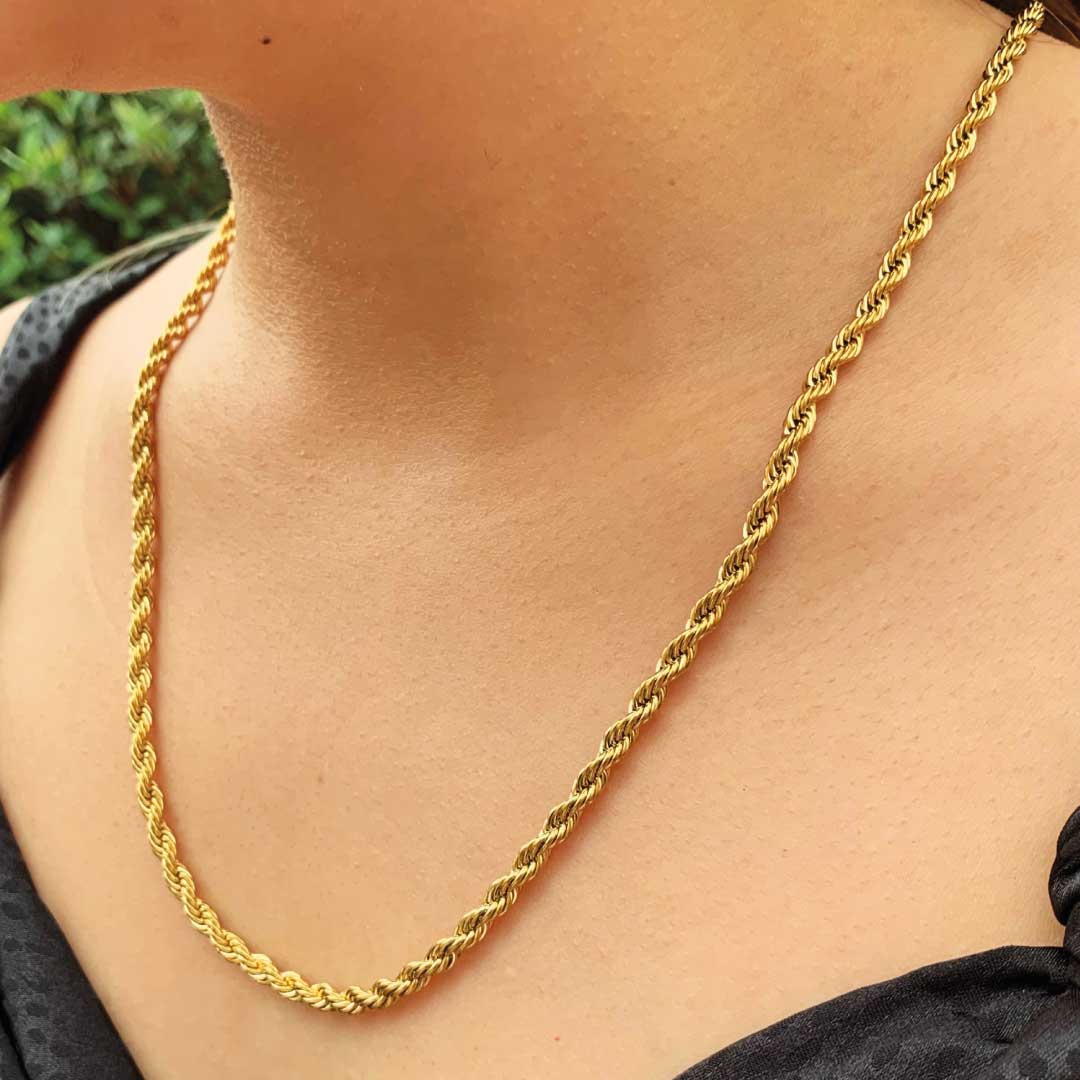 18K Jo Chain Necklace - DressbarnNecklaces