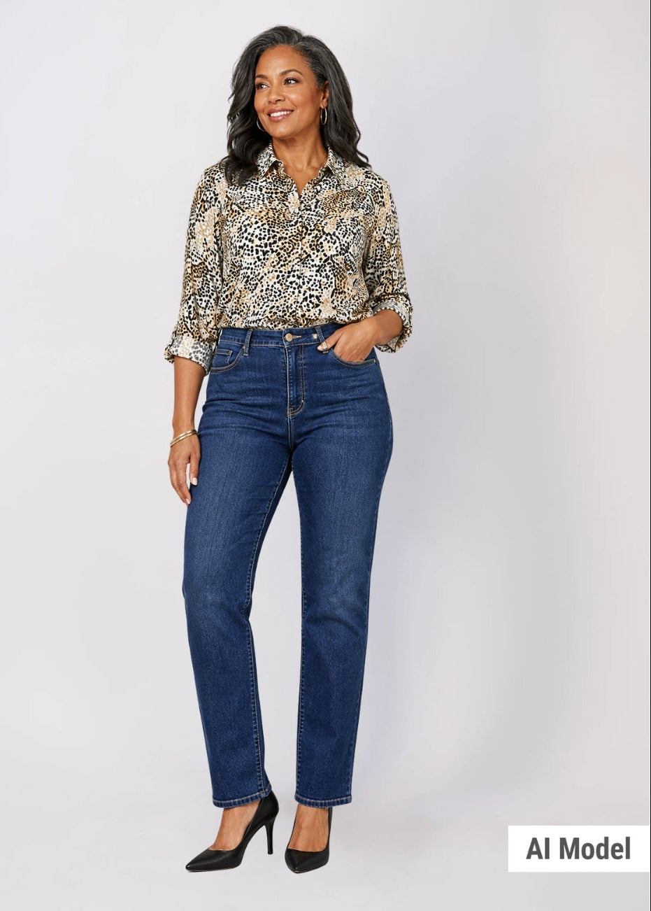 Westport Signature Straight Leg Denim Jeans