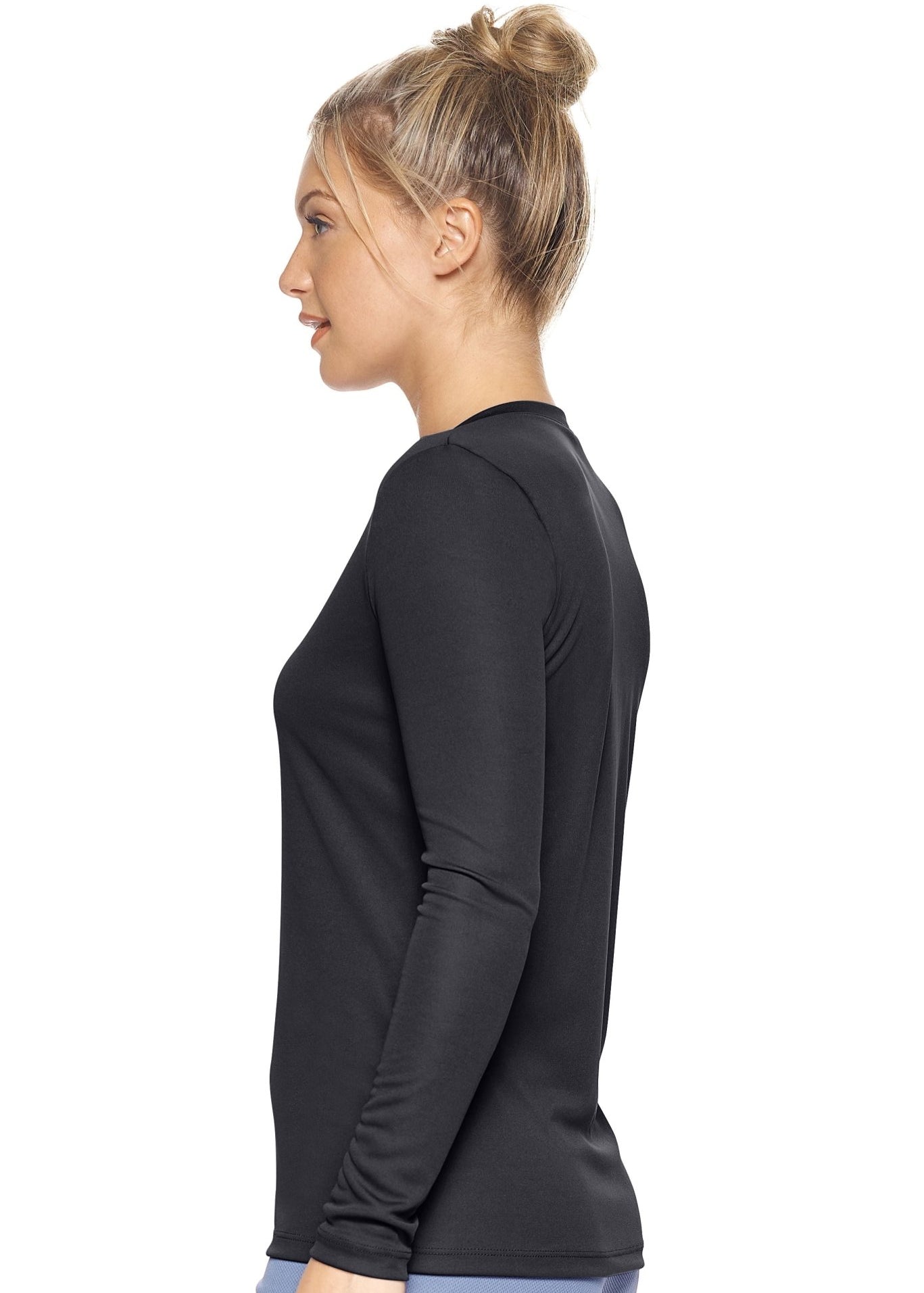 Expert Brand DriMax Activewear V-Neck Long Sleeve - DressbarnActivewear