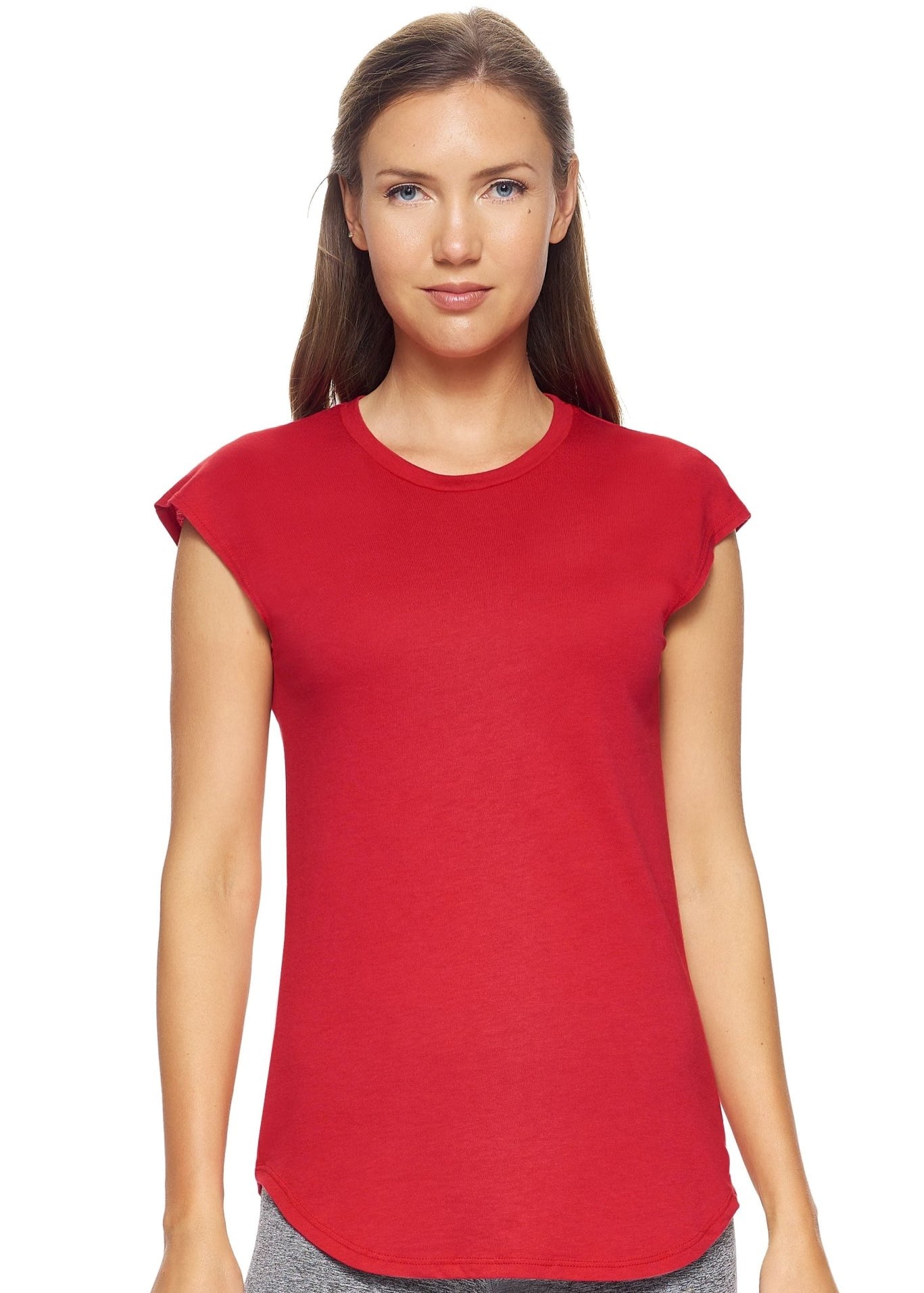 Expert Brand MoCA Plant Based Cap Sleeve T-Shirt - Plus - DressbarnActivewear
