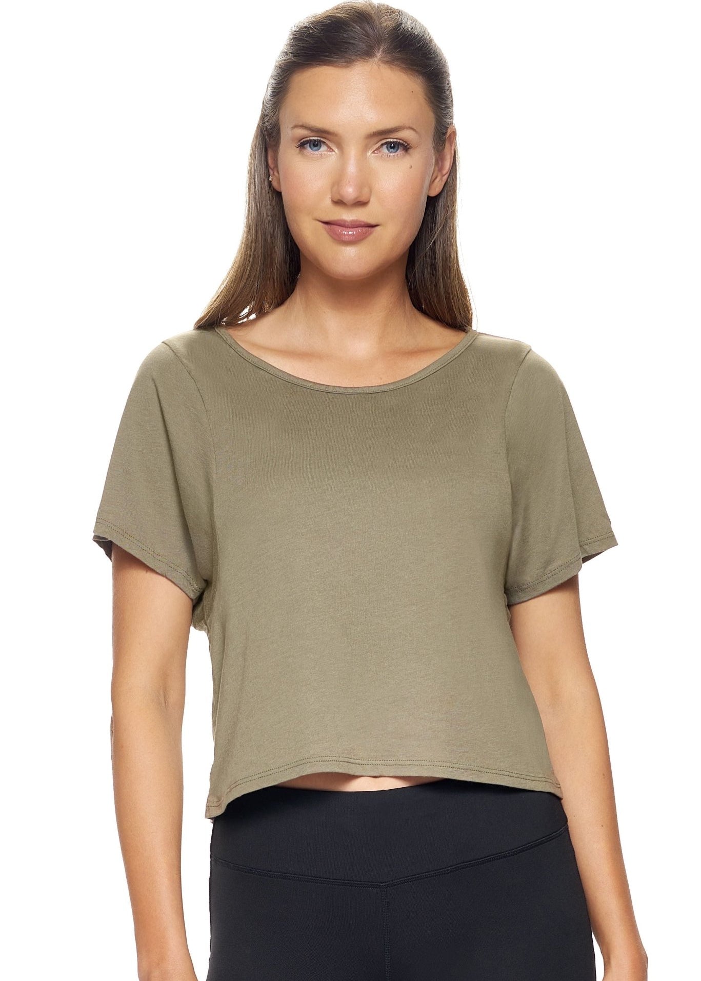 Expert Brand MoCA Plant Based Cropped T-Shirt - DressbarnActivewear