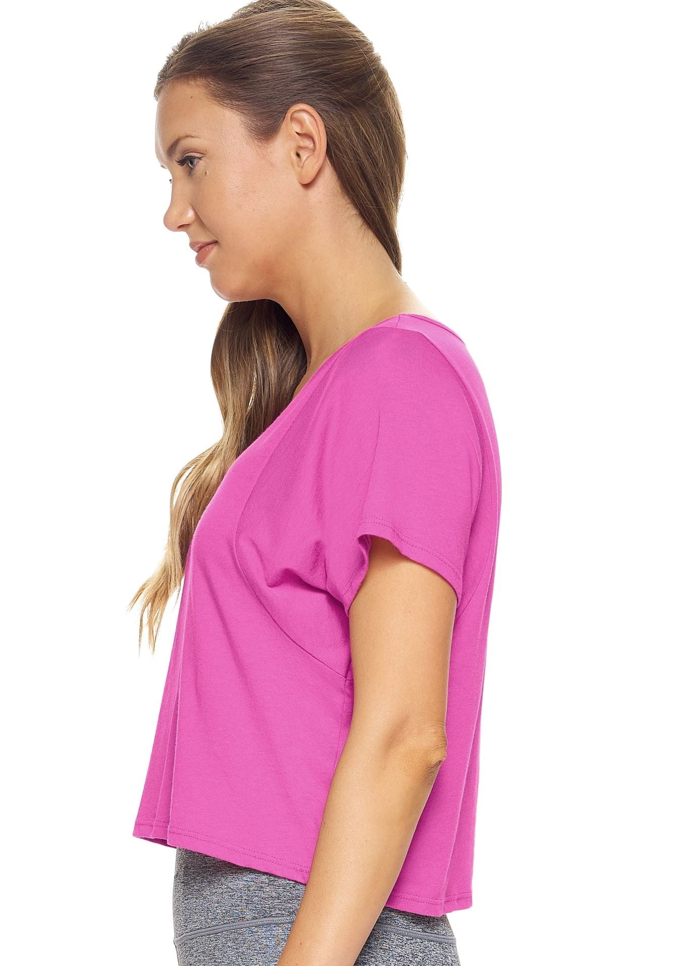 Expert Brand MoCA Plant Based Cropped T-Shirt - Plus - DressbarnActivewear