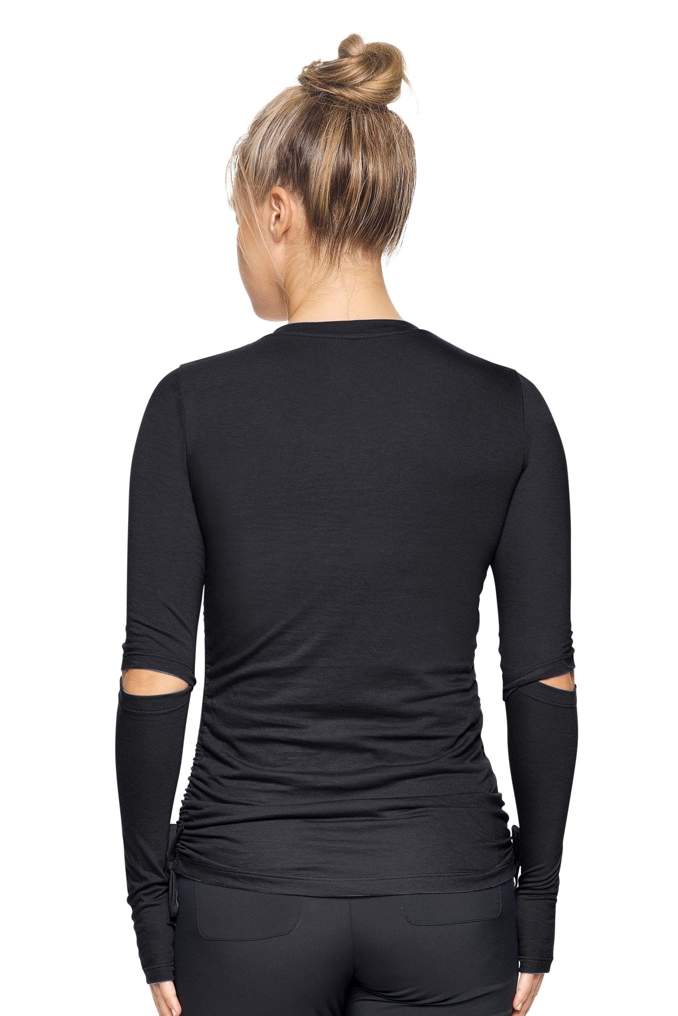 Expert Brand MoCA Plant Based Long Sleeve V-Neck Shirt - DressbarnActivewear