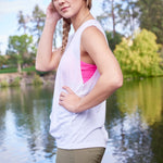 Expert Brand Soft Casual Siro Raw Edge Muscle Shirt - DressbarnActivewear