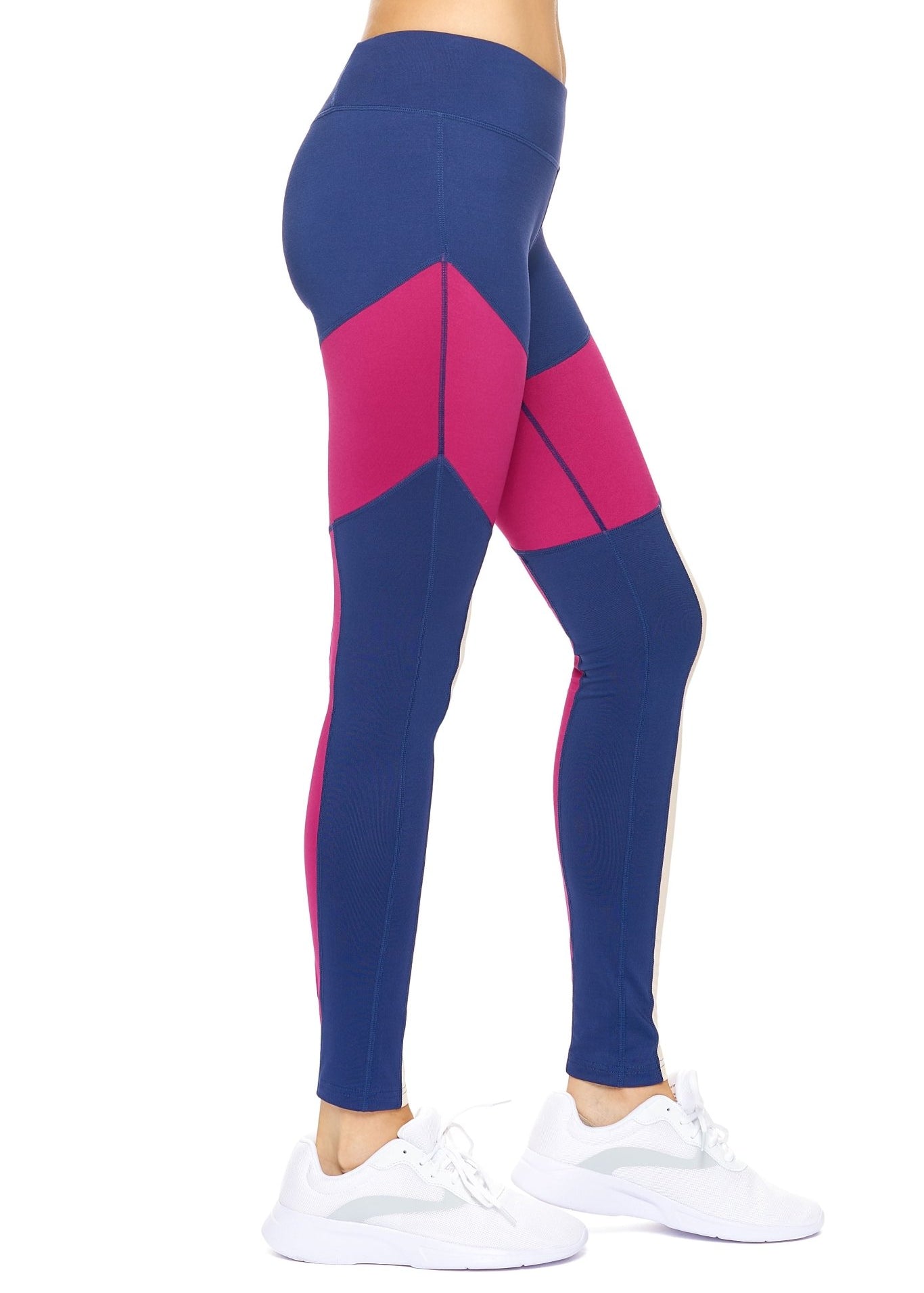 Expert Brand Women's Airstretch Mid-Rise Calypso Mesh Full Length Leggings with Pocket - DressbarnLeggings