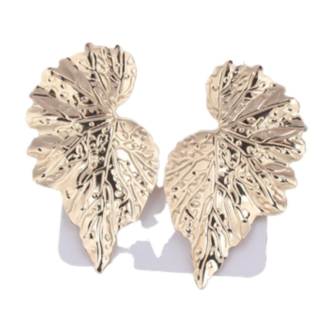 Mirrored Leaf Earrings - DressbarnEarrings