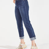 Signature Girlfriend 5 Pocket Jeans With Selvedge Cuff - DressbarnClothing