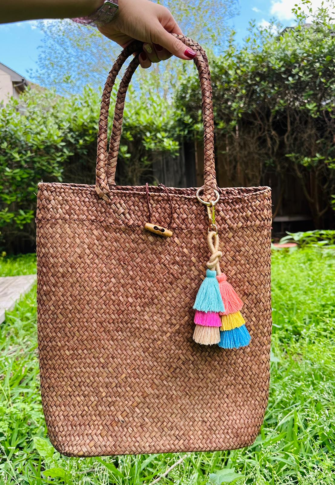 Spring Straw Shopping Bag - DressbarnHandbags & Wallets