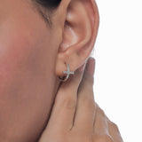 The Daniella Cross Hoop Earrings - DressbarnEarrings