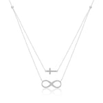 The Eden Infinity Cross Necklace - DressbarnNecklaces