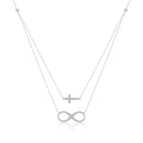 The Eden Infinity Cross Necklace - DressbarnNecklaces