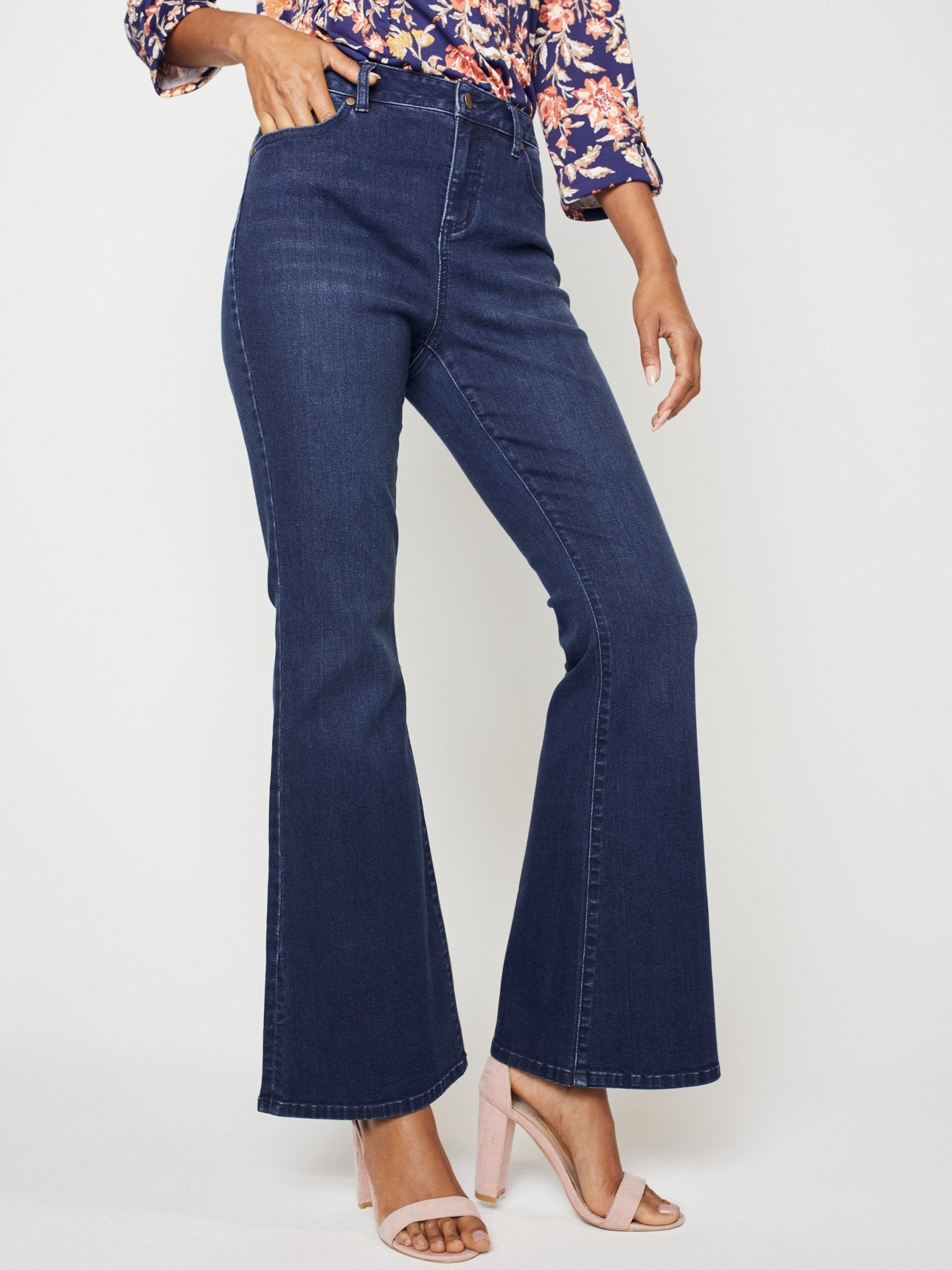 Westport Signature High Rise Modern Flare Leg Jeans - DressbarnClothing