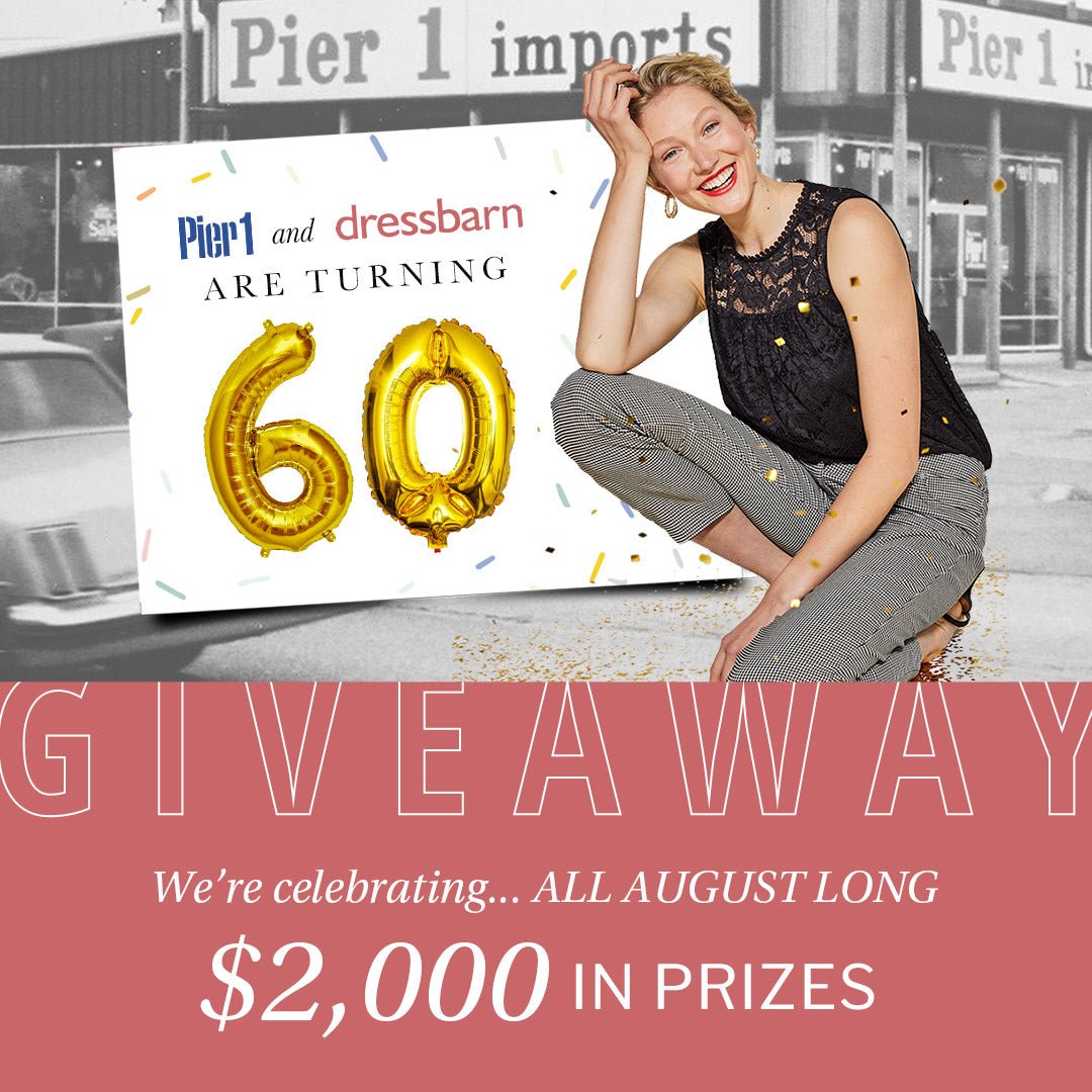 Pier 1/Dressbarn $500 Gift Card Sweepstakes Official Rules - Dressbarn