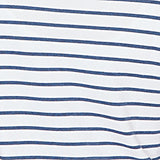 Alfred Dunner Floral Embroidered Stripe Top with Necklace