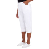 Alfred Dunner Women's Allure Stretch Clamdigger Pant