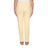 Alfred Dunner Plus Classic Allure Fit Proportioned Pant with Elastic Comfort Waistband Average Length
