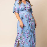 Vienna Maxi Dress - Dreamy Blue - Plus