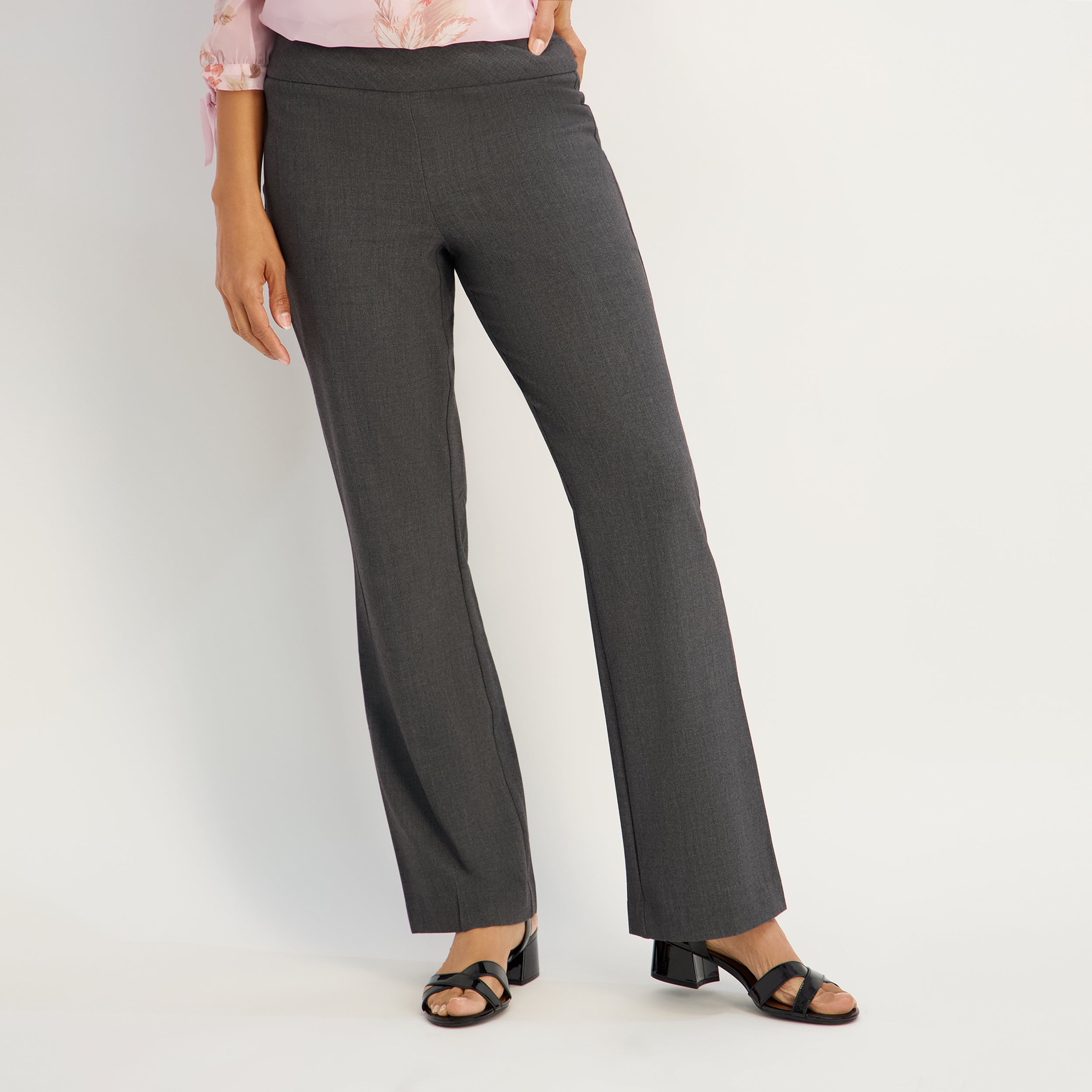 Roz & Ali Secret Agent Tummy Control Classic Pants - Petite Black / 12P Roz & Ali Secret Agent Tummy Control Classic Pants - Petite Black / 12P