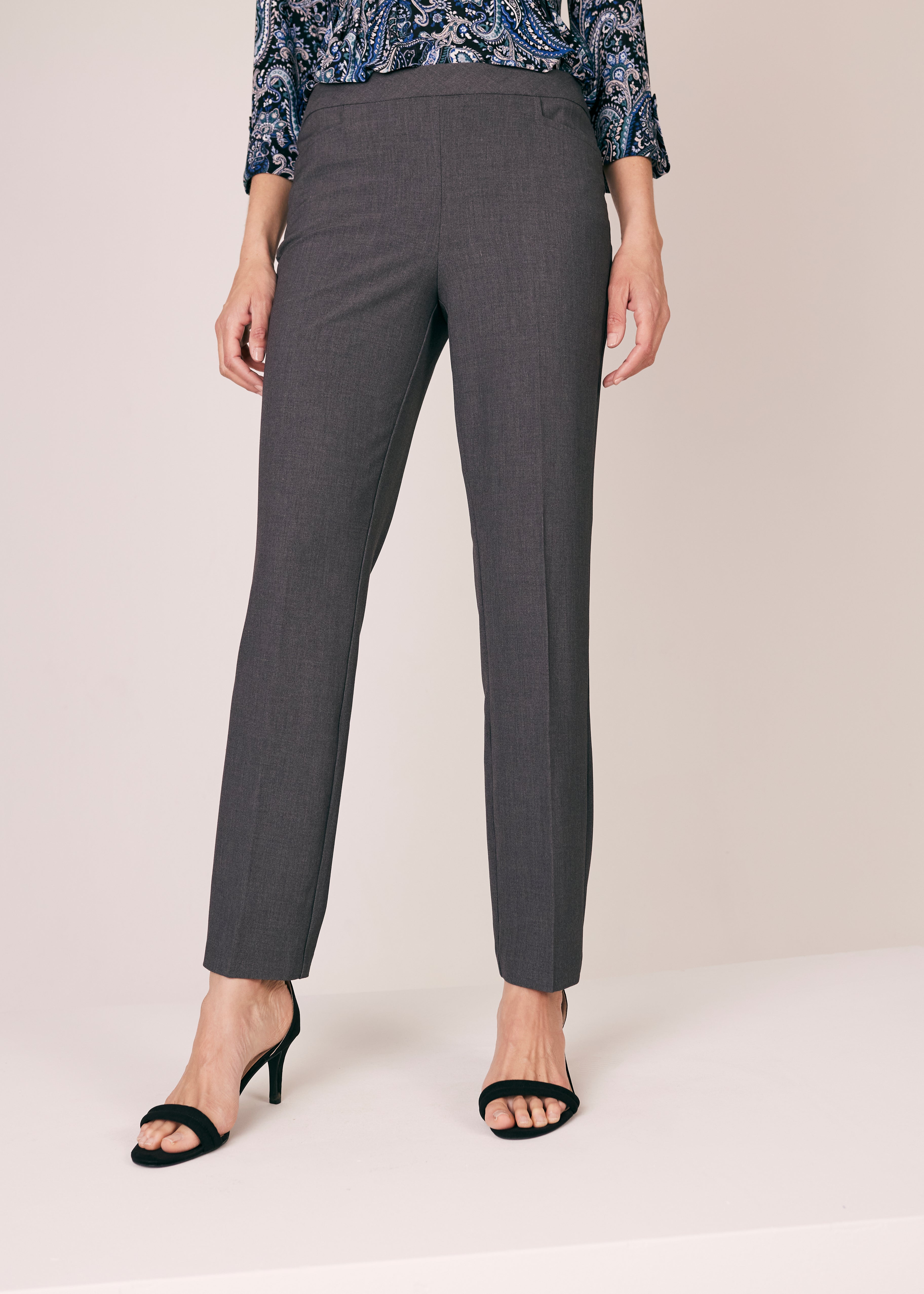 Roz & Ali™ Secret Agent Pull On Tummy Control Pants With L Pockets, Short Length