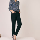 Roz & Ali™ Secret Agent Pull On Tummy Control Pants Cateye Pockets with Rivets, Tall Length Plus