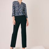 Roz & Ali™ Secret Agent Pull On Tummy Control Pants Cateye Pockets with Rivets, Tall Length Plus