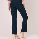 Roz & Ali™ Secret Agent Pull On Tummy Control Pants Cateye Pockets with Rivets, Tall Length Plus