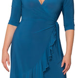 Whimsy Wrap Dress - Plus