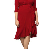 Whimsy Wrap Dress - Plus