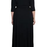 Maritime Maxi Dress - Black Noir - Plus
