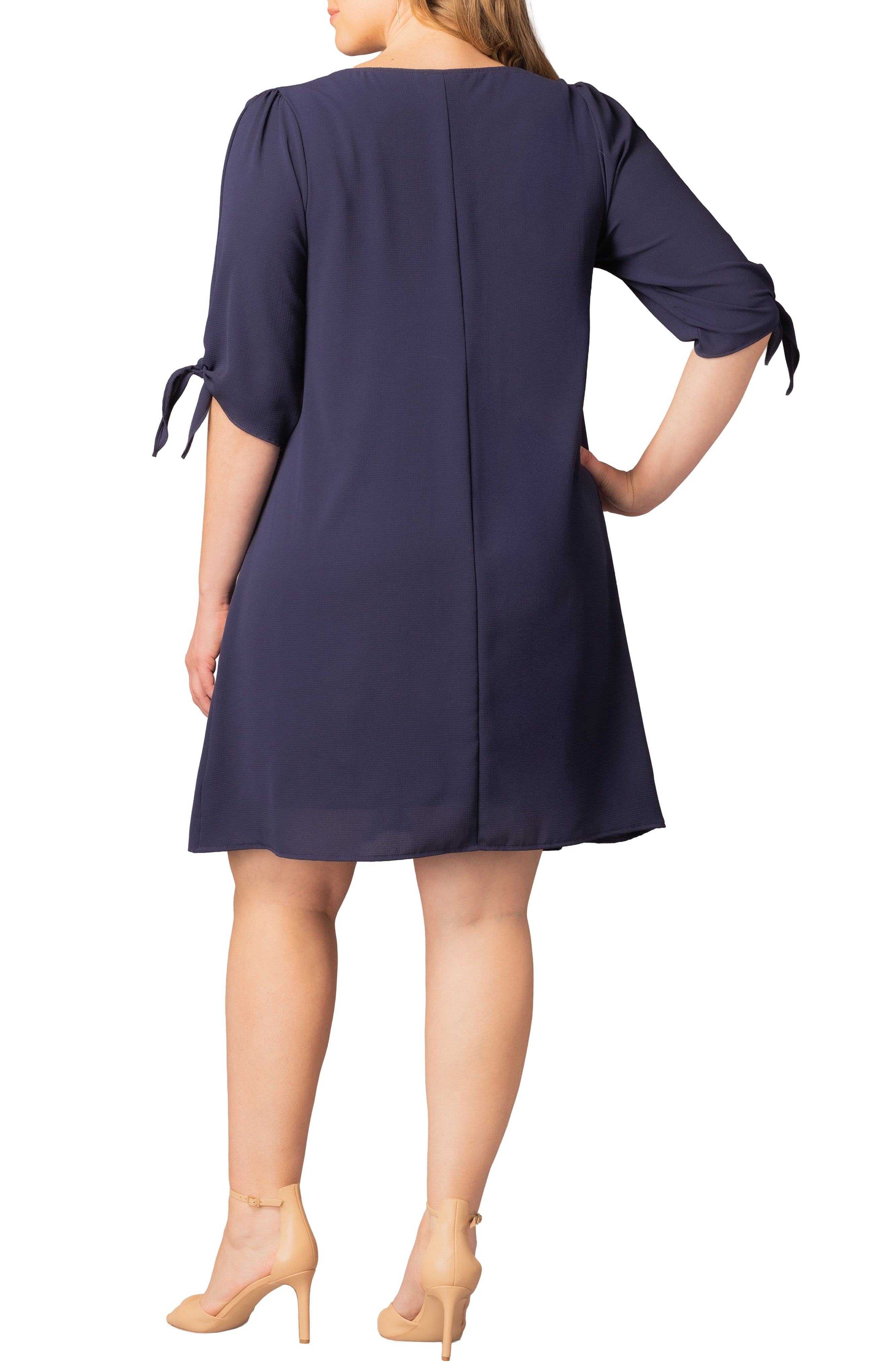 knee length shift dresses Buy Brown Checks Handspun Cotton Dress Online at SeamsFriendly Two snaps in the back to create the shape knee length shift dress Knee