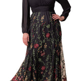 Briar Rose Isabella Embroidered Mesh Gown - Plus