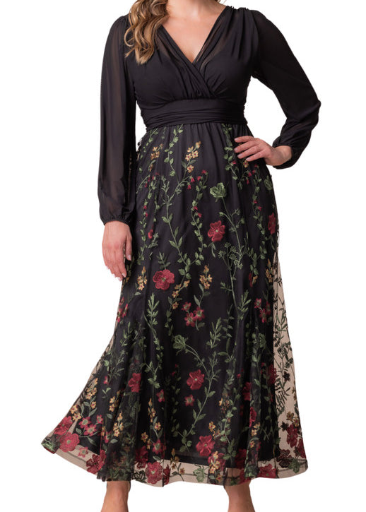 Briar Rose Isabella Embroidered Mesh Gown - Plus Dressbarn Briar Rose Isabella Embroidered Mesh Gown - Plus Dressbarn