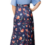 Havana Color Block Maxi Dress - Plus