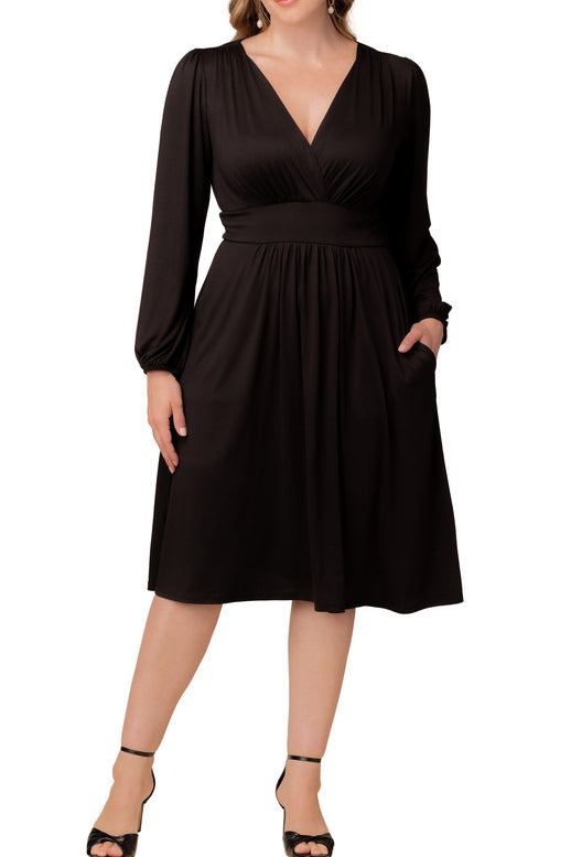 Diana Long Sleeve Midi Dress - Plus
