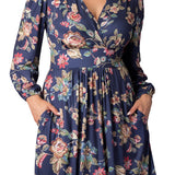 Diana Long Sleeve Midi Dress - Plus