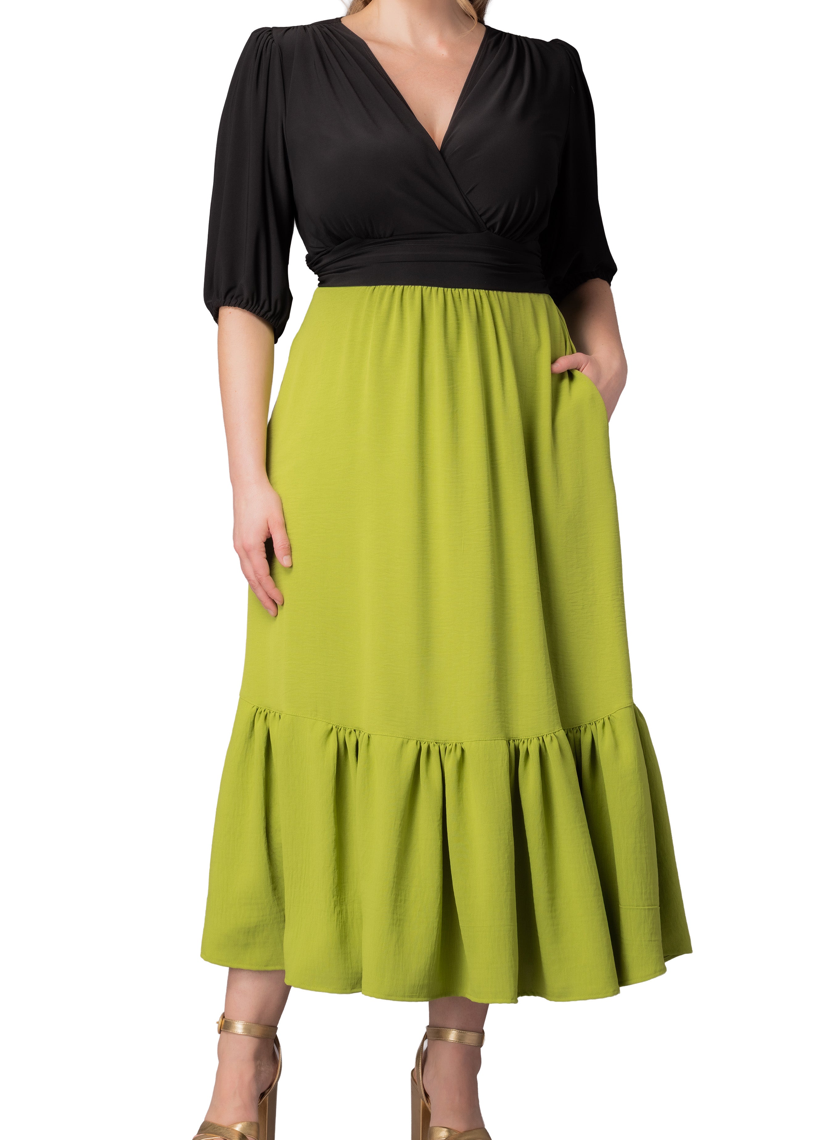 danica maxi dress Kiyonna Plus Size Danica Maxi Dress