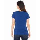 Women's V-Neck Front Tie Pullover Top