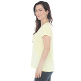 Women's V-Neck Front Tie Pullover Top