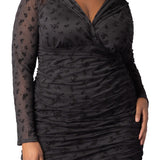 Betsey Ruched Dress - Plus