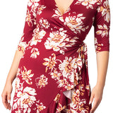 Flirty Flounce Wrap Dress - Plus