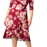 Flirty Flounce Wrap Dress - Plus