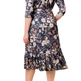 Flirty Flounce Wrap Dress - Plus