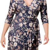 Flirty Flounce Wrap Dress - Plus