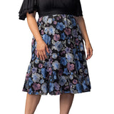 Lillian Embroidered Cocktail Dress - Floral Frolic - Plus