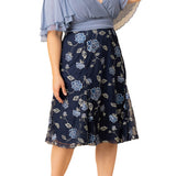 Lillian Embroidered Cocktail Dress - Plus