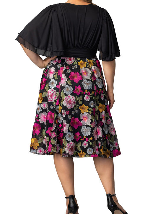 lillian embroidered cocktail dress product info and reviews Lillian Embroidered Cocktail Dress