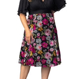 Lillian Embroidered Cocktail Dress - Plus